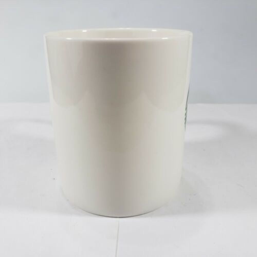 Starbucks Mug 2016 12 fl oz Coffee Tea Cup White Green Mermaid Used Condition - Picture 4 of 7